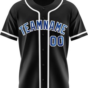 Custom Baseball Jersey Men Button Down Sports Shirt Personalized Stitched Name Number for Women Youth